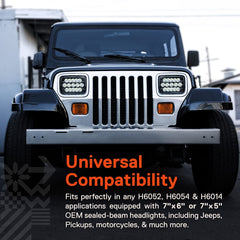 Anti-UV polycarbonate lens helps keep lenses clear under prolonged sun exposure.
