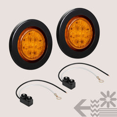 TRUE MODS flush mount amber marker light for a sleek look