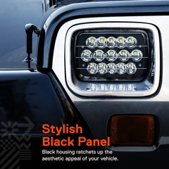 TRUE MODS H6054 sealed beam highlights high-contrast illumination for safer highway use.