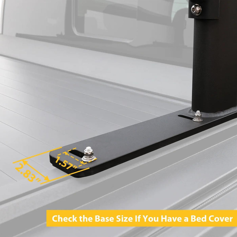Trumgeta ladder rack demonstrates dynamic load capacity for gear transport.