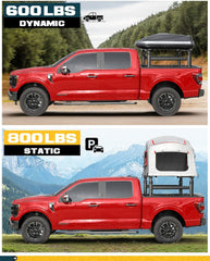 Supports up to 800 lbs static and 600 lbs dynamic for ladders and gear.