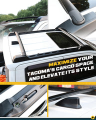 Trumgeta low profile design reduces wind noise on Tacoma