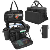 Trunab Patrol Bag on car seat with secure front-seat setup for quick access
