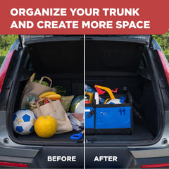 TRUNKCRATEPRO collapsible design folds when not in use for compact storage.