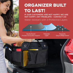 TRUNKCRATEPRO non-slip bottom prevents shifting for smooth driving.