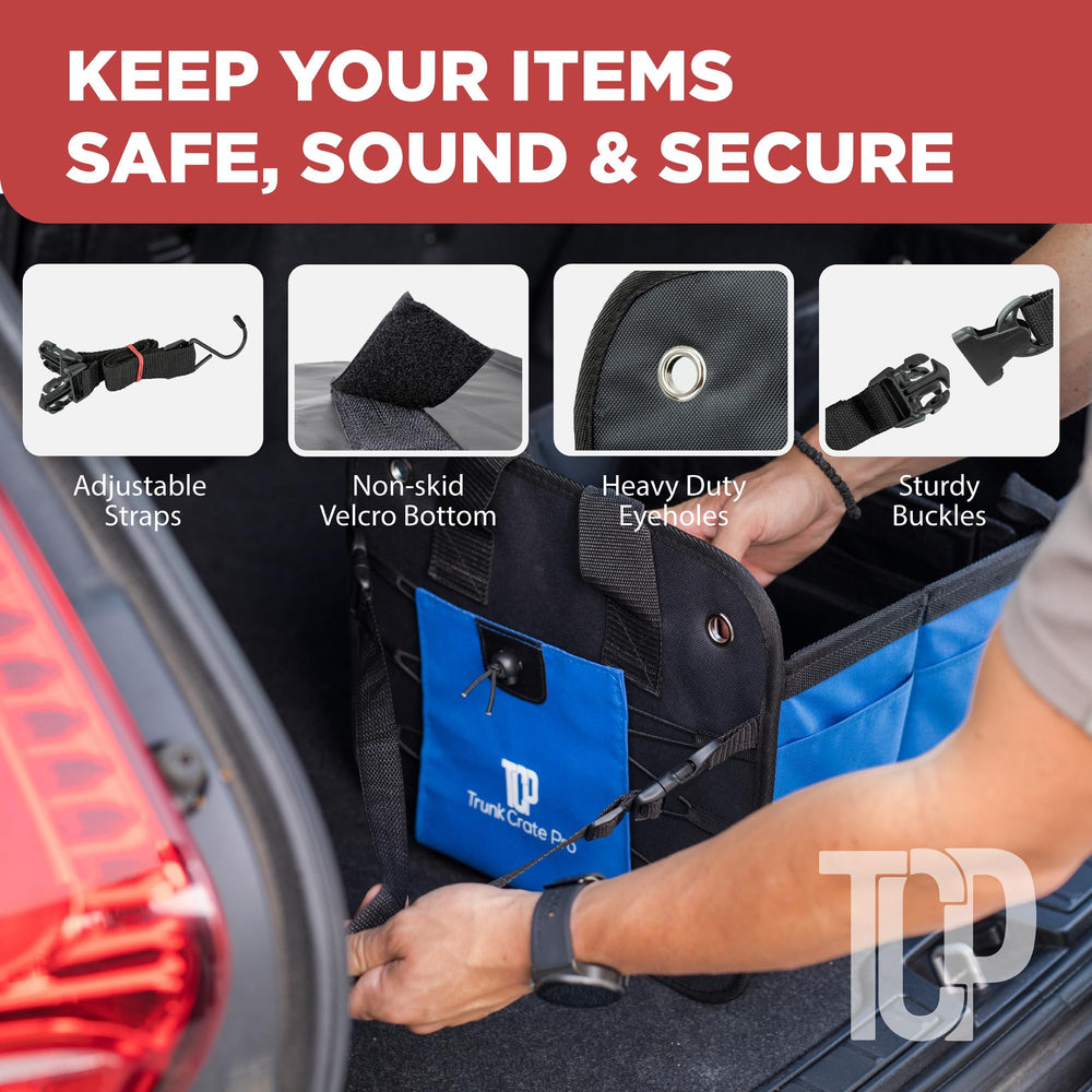 TRUNKCRATEPRO water-resistant coating protects contents against spills.