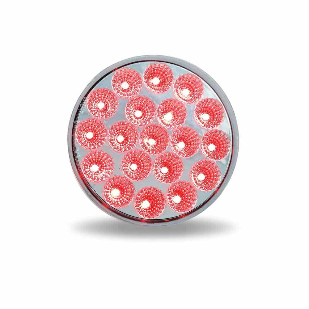 Trux TLED-4X40 lens detail showcases clear stop/turn/tail signaling with 19 diodes