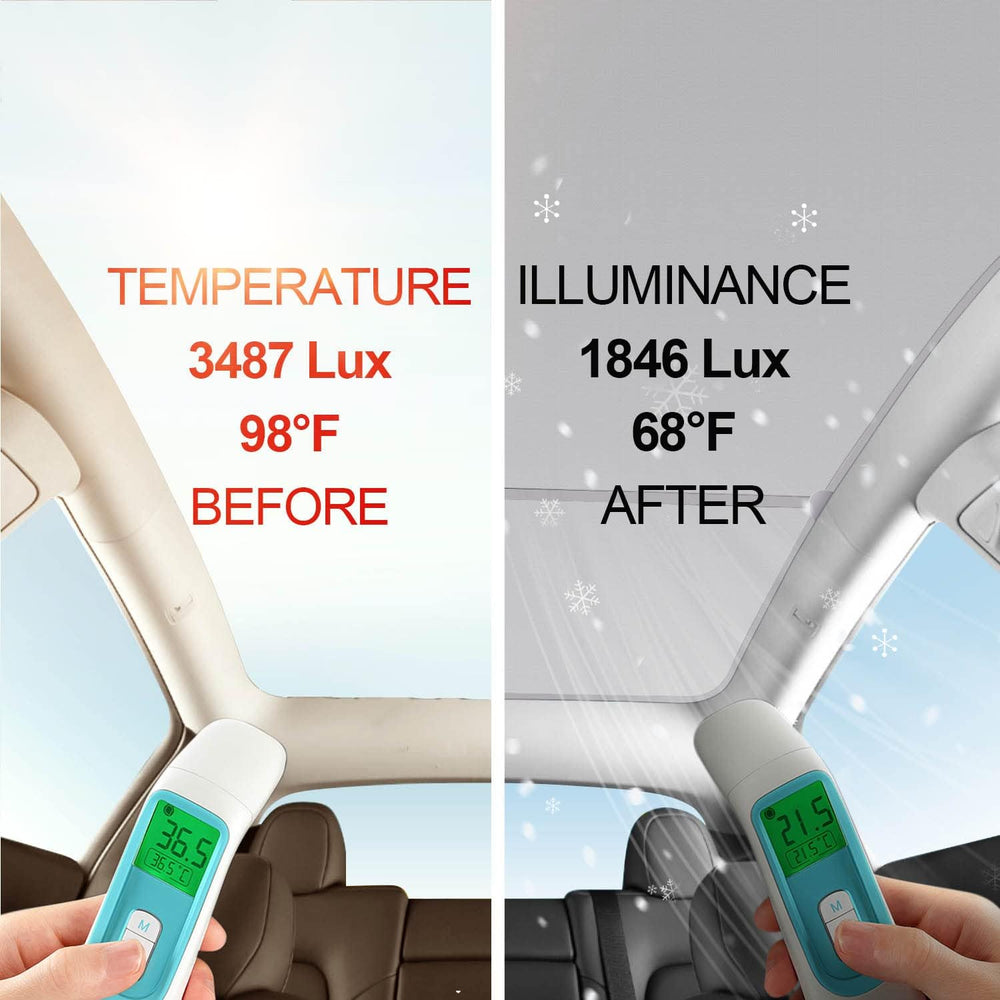 TSELLER sunshade middle locking strip maintains panel alignment at high speeds