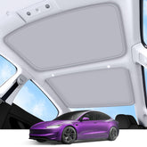 TSLDRV Highland roof sunshade front view with sag-free fit and UV protection.