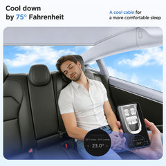 TSLDRV Highland sunshade storage bag included for organized car care.