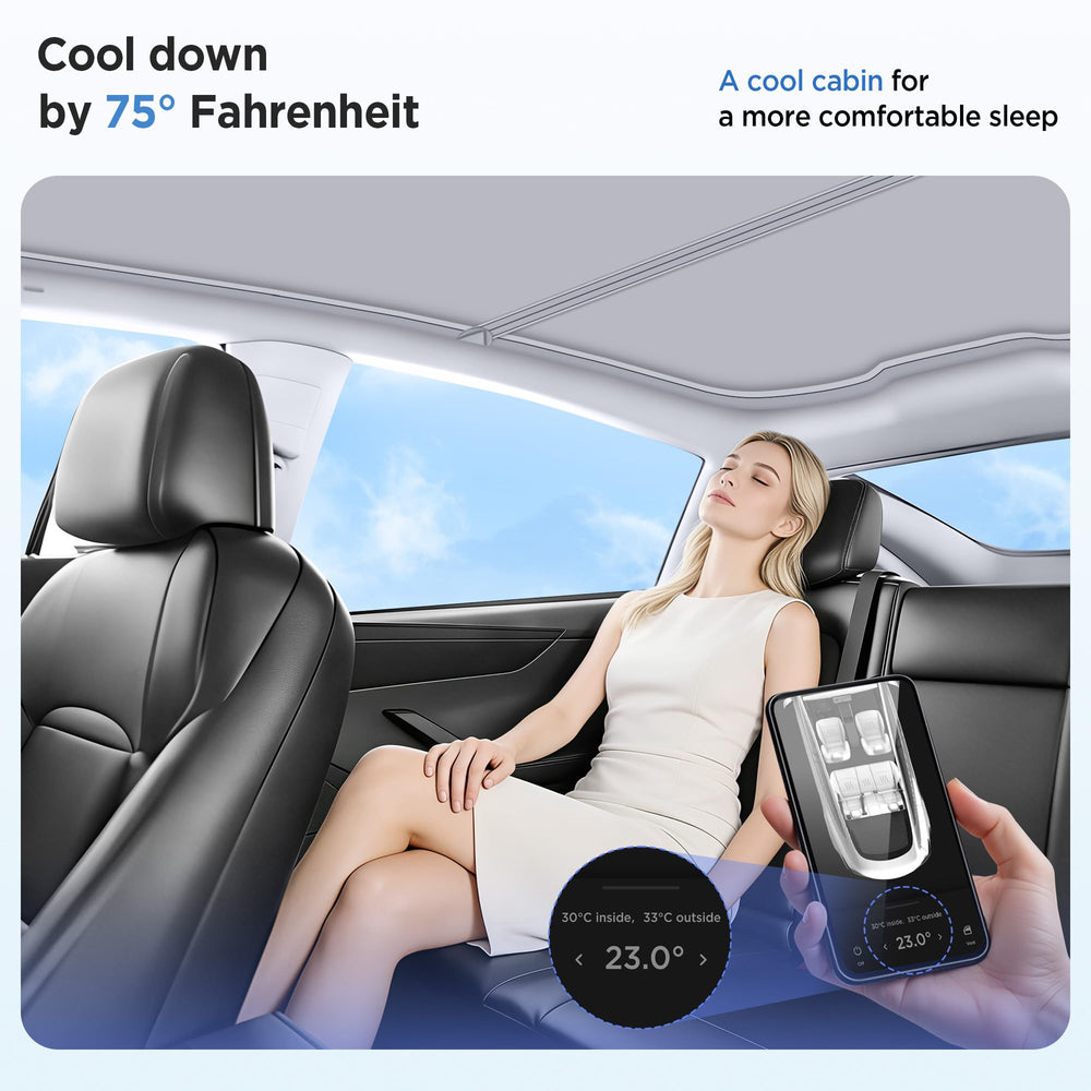 Sag-free design blocks gaps while preserving cabin space and headroom.