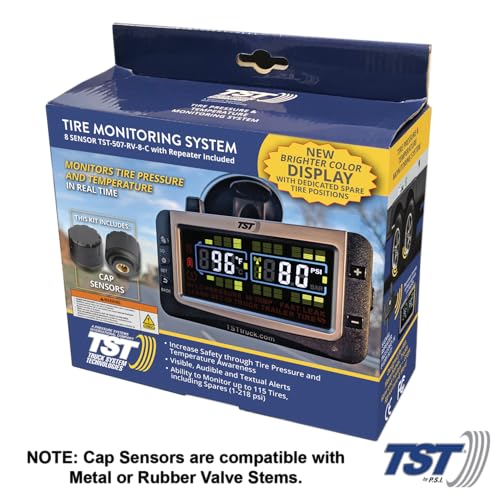 TST 507 color display monitor for clear RV tire readings.
