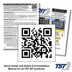 TST 507 complete kit with monitor and eight sensors.