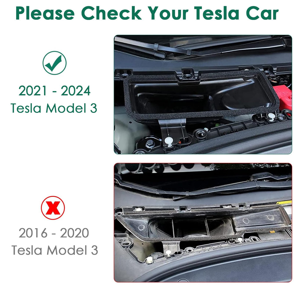 TSTESE HEPA filter for Tesla Model 3 captures fine particles.