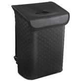 Tsumbay car trash can with magnetic lid for quick access during drives.