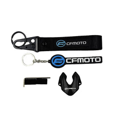 Package includes key shell, keychain streamer, nylon strap.