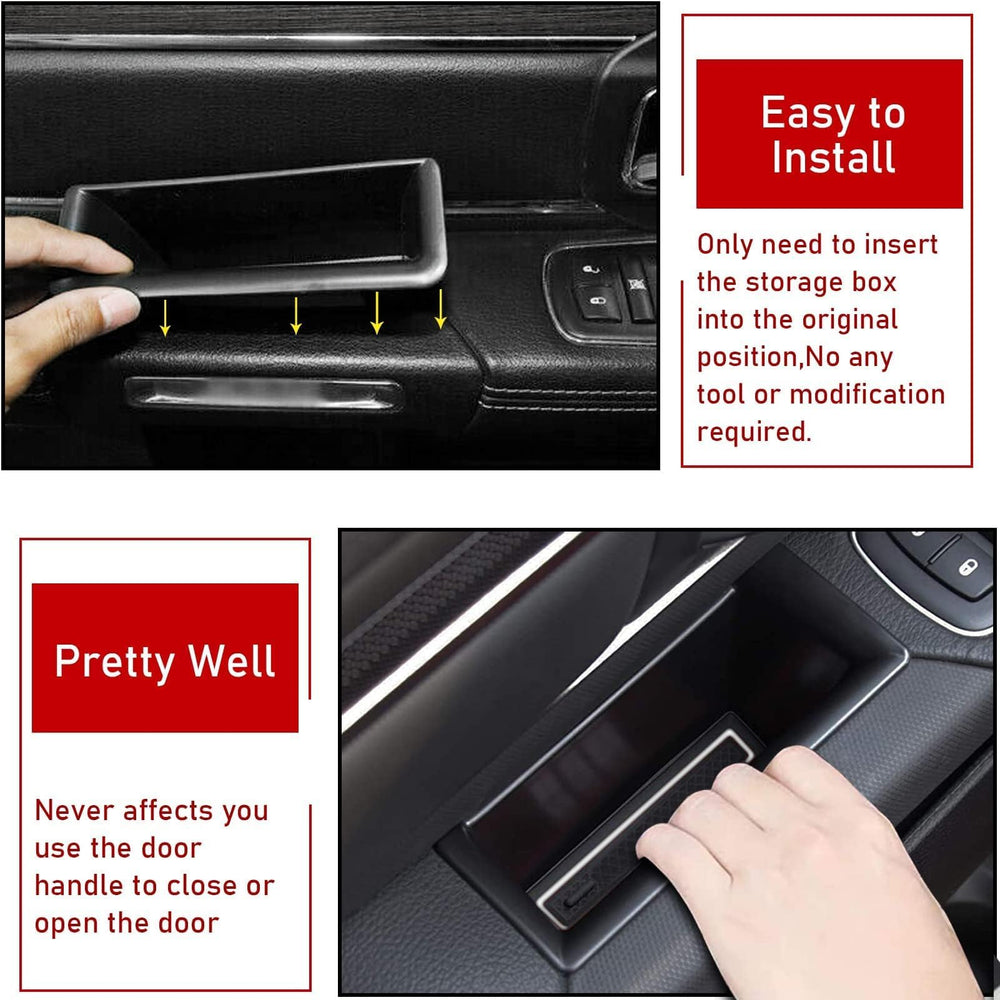 TTCR-II Ram 1500 armrest storage solution reduces clutter in cabin.