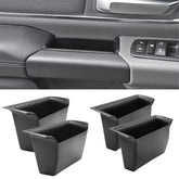 TTCR-II Ram 1500 door-side organizer tray with anti-slip mat keeps items secure.