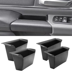 TTCR-II Ram 1500 door-side organizer tray with anti-slip mat keeps items secure.