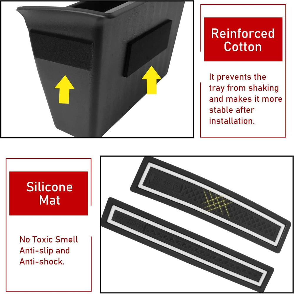 TTCR-II Ram 1500 durable ABS tray resists wear and heat.