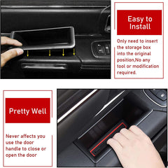 In-vehicle setup showing TTCR-II organizer tray in Ram 1500 pocket.