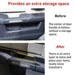 Red-Lines anti-slip mat keeps items secure during driving.