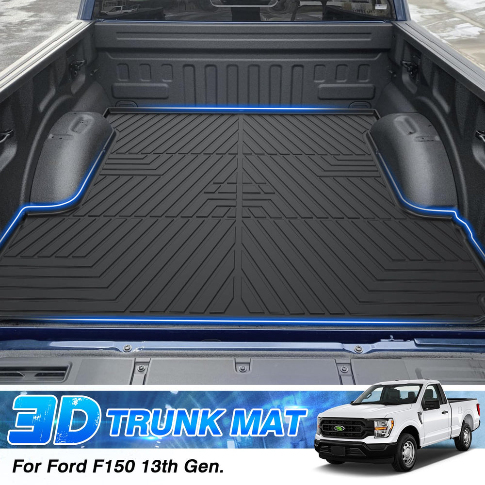 T TGBROS F-150 Lightning bed mat provides all-weather cargo protection.