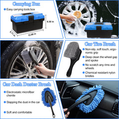 TTRCB detailing brushes reach tight corners for thorough cleaning