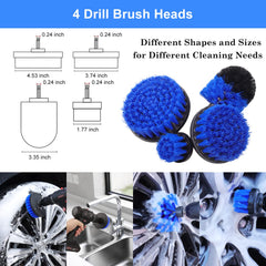 TTRCB drill brush attachments for exterior and interior cleaning tasks.