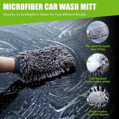 TTRCB edgeless microfiber towel protects paint with scratch-free contact.