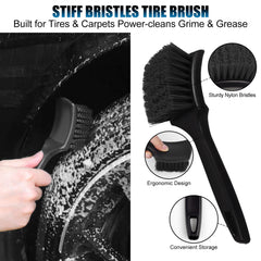 TTRCB tire cleaning brush tackles browning and dirt on tires