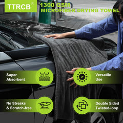 TTRCB window cleaning cloth 16x16 for clear glass with minimal lint.
