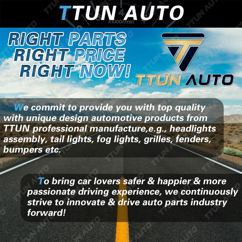 TTUN AUTO Elantra headlight compatibility with 92101-F3010 92102-F3010 ensures precise fit