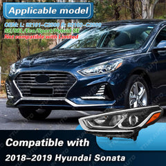 TTUN AUTO halogen bulbs detail for Hyundai Sonata, ready to install