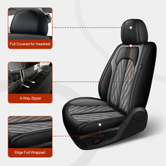 TTX LIGHTING airbags-safe stitching keeps seat function intact
