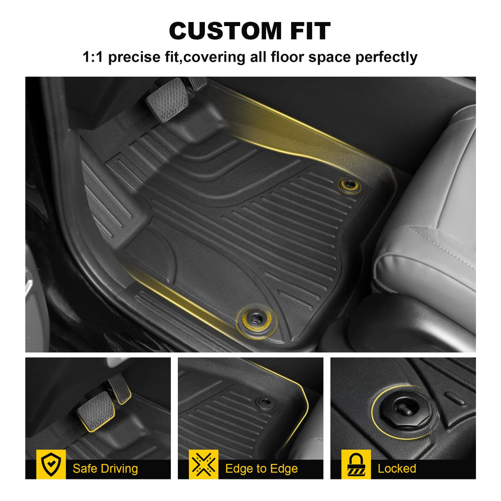 TTX LIGHTING CR-V mats with retention buckles stay securely in place.