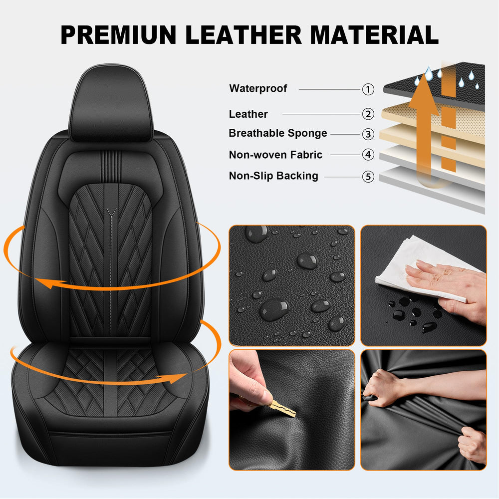 TTX Lighting easy-install front seat cover, no tools, quick fit in minutes