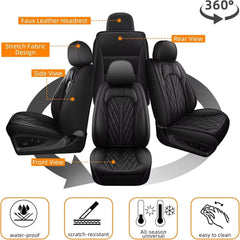 TTX Lighting front seat storage pockets add convenient organization on long drives