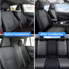 TTX Lighting full set seat covers applied across cabin for complete protection