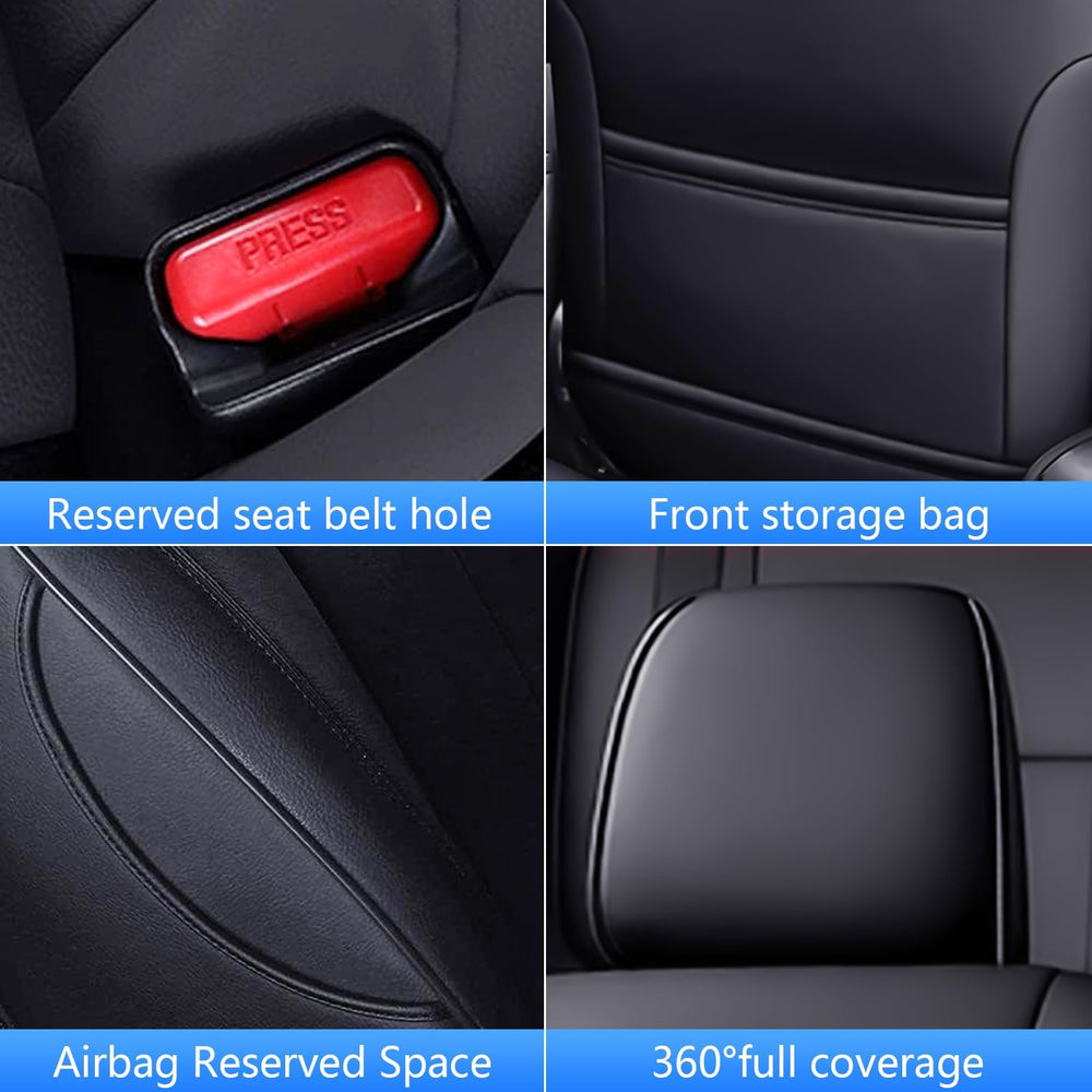 TTX LIGHTING black seat covers enhance interior style with a sleek look