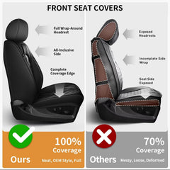 TTX Lighting waterproof surface protects seats in any weather, easy to wipe clean