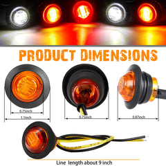 Tuanse red indicator light enhances signaling for trailers and RVs.