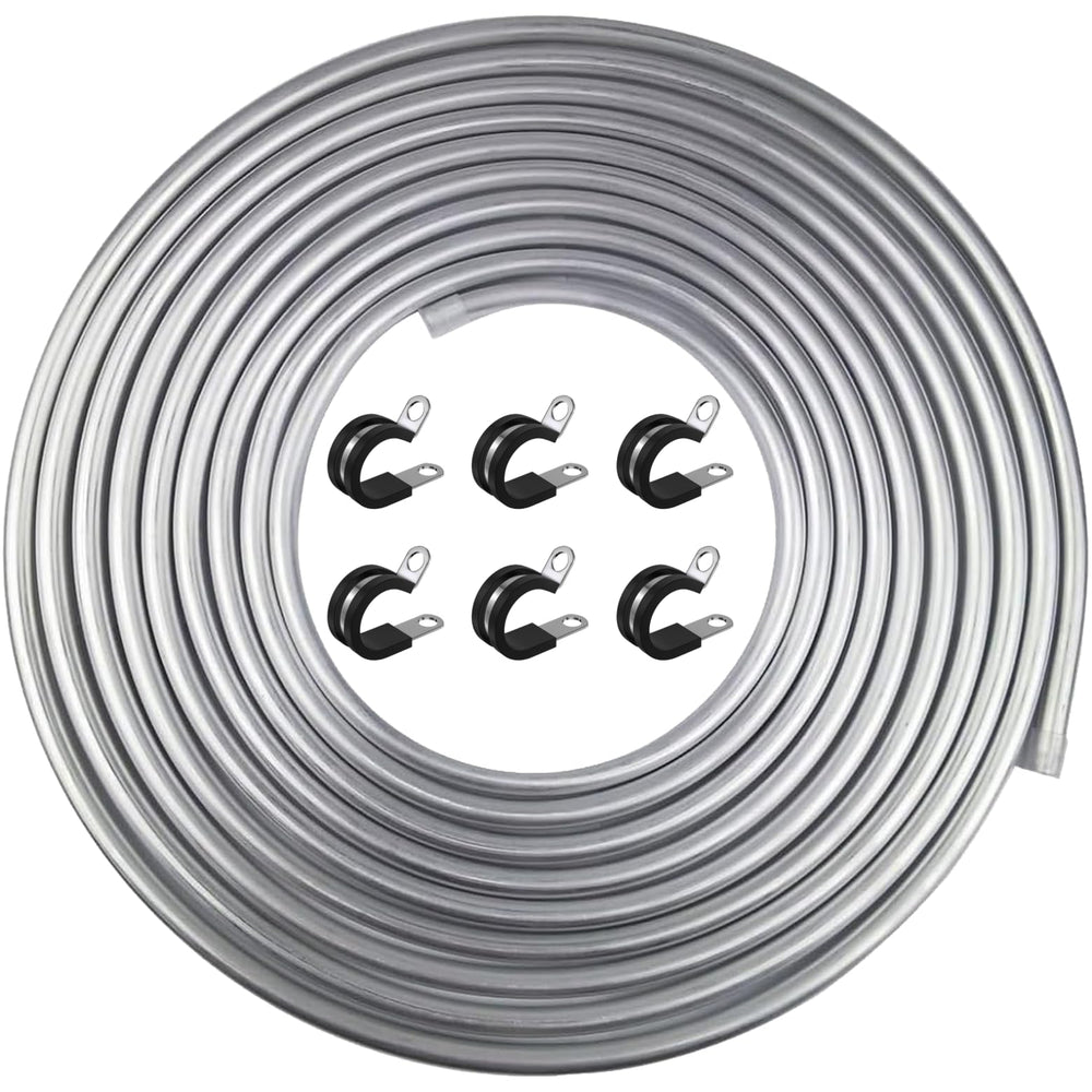 TUBPRO 5/16-inch aluminium tubing 25 ft for versatile automotive lines and corrosion resistance