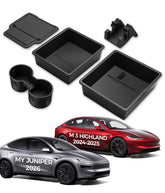 TUDEAO center console organizer for Model Y Juniper fits snugly and reduces clutter