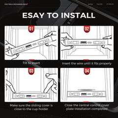 TUDEAO compact and durable design fits Tesla interior easily.