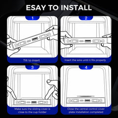 TUDEAO space-saving center console integration in cabin