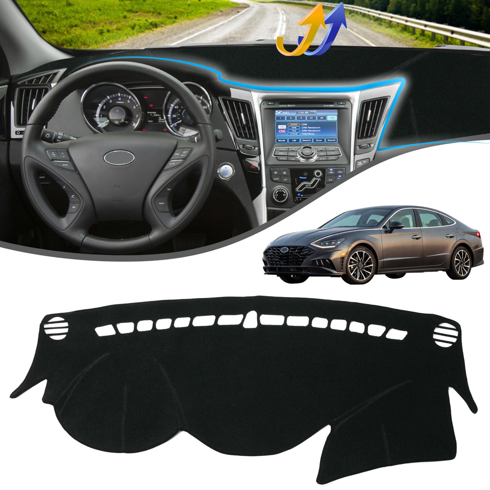 TUELETFU dash protector hides cracks for a refreshed car interior.