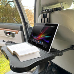 Tueou car seat tray table with cup holder to prevent spills in transit