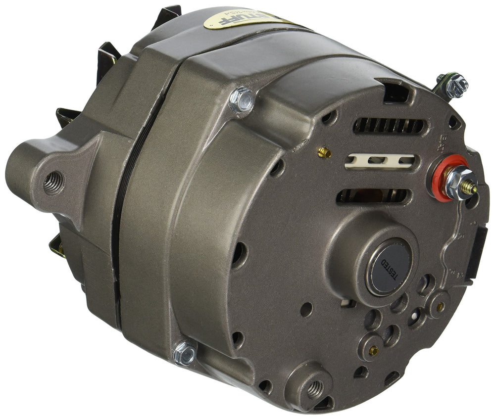 Tuff Stuff 100-amp alternator, side view, 1-Wire easy install