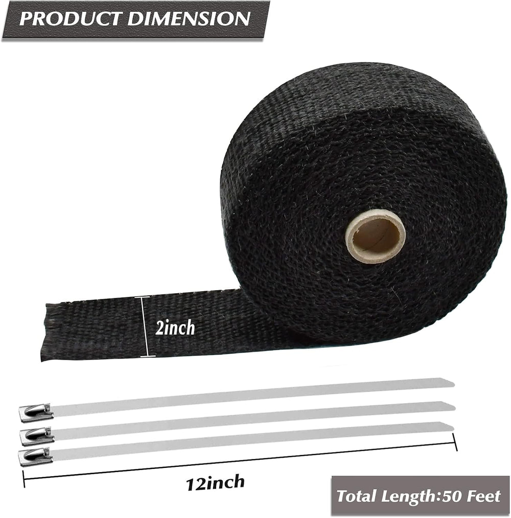 Stainless steel locking ties included for secure installation